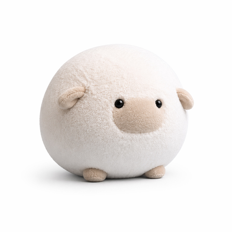 Đồ chơi sang trọng hình cừu tròn kiểu Marshmallow